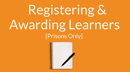 Registering and Awarding Learning Prisons Supporting Image (Orange)