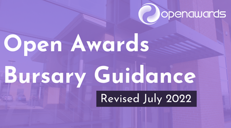 Open Awards - Bursary Guidance -