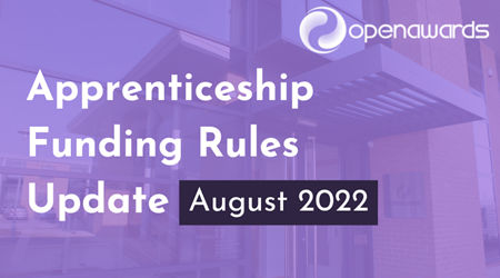 Apprenticeship Funding Rules Update - English and Maths Requirements