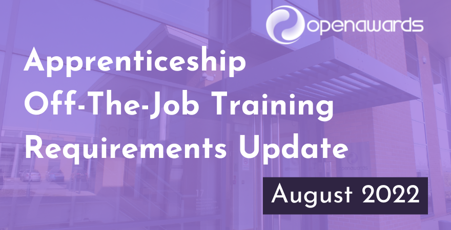Apprenticeship Off-The-Job Training Requirements Update - August 2022 (1)